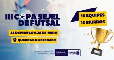 Terceira Copa Sejel de Futsal Masculino chega à semifinal nesta segunda-feira
