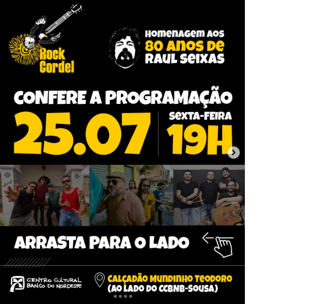 Festival Rock Cordel movimenta Sousa com clássicos e novas bandas do rock nordestino
