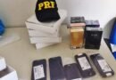 PRF na Paraíba apreende mercadoria importada ilegalmente e detém homem com mandado de prisão por tráfico de drogas