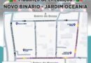Semob-JP implanta novo binário com mudança de circulação em vias do Jardim Oceania