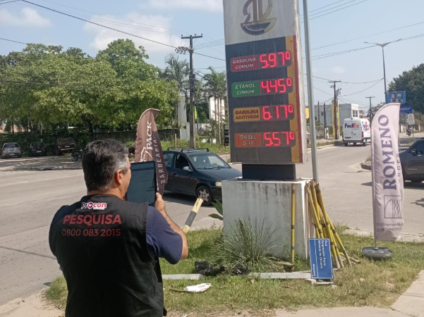 EFEITO CPI: Pesquisa constata que menor preço da gasolina volta a cair e é praticado a R$ 5,85