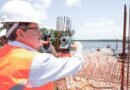 João Azevêdo inspeciona Ponte do Futuro, ao lado de integrantes da Apenge, e destaca importância da obra para o desenvolvimento econômico da região