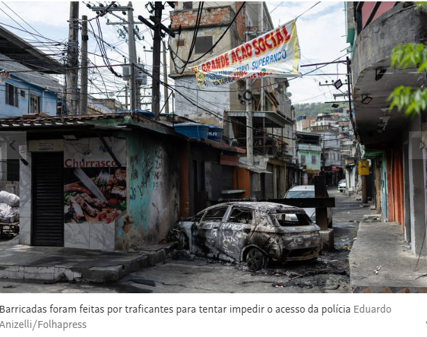 01 Operação contra Comando Vermelho mata 64 e vira a mais letal da história do RJ; veja vídeo