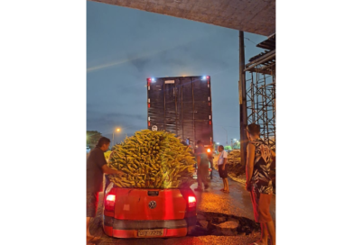 Buraco se abre na BR-230, embaixo do viaduto em construção no Bairro das Indústrias; veja vídeo