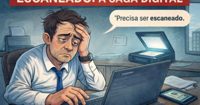 Três vias, um scanner e nenhuma lógica