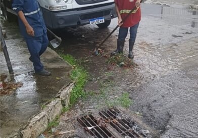 Seinfra intensifica serviços na rede de drenagem para evitar alagamentos durante chuvas intensas Seinfra intensifica serviços na rede de drenagem para evitar alagamentos durante chuvas intensas