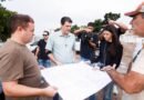 Leo Bezerra inspeciona obra de Ninho do Saber em Gramame, que terá oito novas unidades de ensino e três mil vagas para o próximo ano letivo