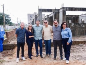 2-300x225 Leo Bezerra inspeciona obra de Ninho do Saber em Gramame, que terá oito novas unidades de ensino e três mil vagas para o próximo ano letivo