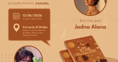 Livraria A União lança “Se tu me quisesse”, novo livro de Jadna Alana, neste sábado
