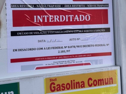 Operação Combustível Seguro interdita bico de gasolina em posto de Mangabeira Operação Combustível Seguro interdita bico de gasolina em posto de Mangabeira