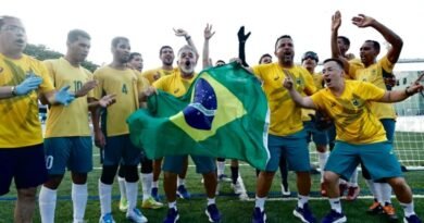 Paratletas e professor do Centro de Referência Paralímpico conquistam títulos internacionais no futebol de cegos