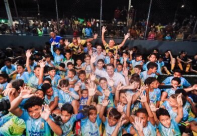 Leo Bezerra inaugura nova Arena do Alvorada e projeta expandir estrutura para outros bairros da Capital