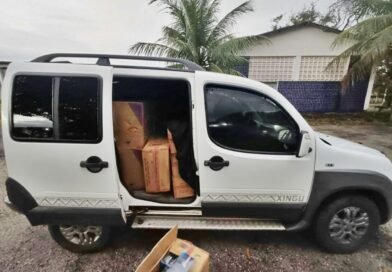 PRF na Paraíba apreende 15 mil maços de cigarros contrabandeados após perseguição pela BR-230 PRF na Paraíba apreende 15 mil maços de cigarros contrabandeados após perseguição pela BR-230