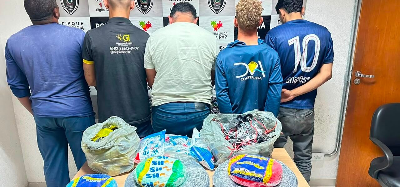 EM JOÃO PESSOA: Polícia Civil desarticula associação criminosa especializada em furto e receptação de materiais de construção EM JOÃO PESSOA: Polícia Civil desarticula associação criminosa especializada em furto e receptação de materiais de construção