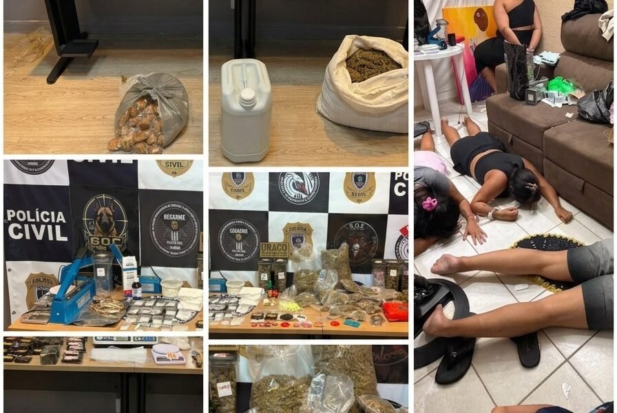 DRACCO: Polícia Civil prende cinco pessoas e apreende grande quantidade de drogas em João Pessoa