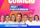 Felipe Leitão promove grande mobilização em Bayeux com arrastão e comício neste sábado