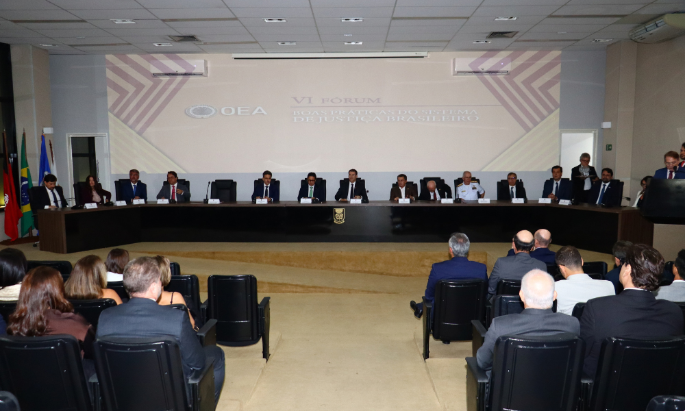 VI Fórum Boas Práticas do Sistema de Justiça Brasileiro é aberto, em JP, com presença de representantes dos 35 países da OEA VI Fórum Boas Práticas do Sistema de Justiça Brasileiro é aberto, em JP, com presença de representantes dos 35 países da OEA