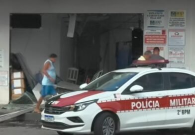 Posto de combustíveis é alvo de explosão e roubo em São José da Mata Posto de combustíveis é alvo de explosão e roubo em São José da Mata