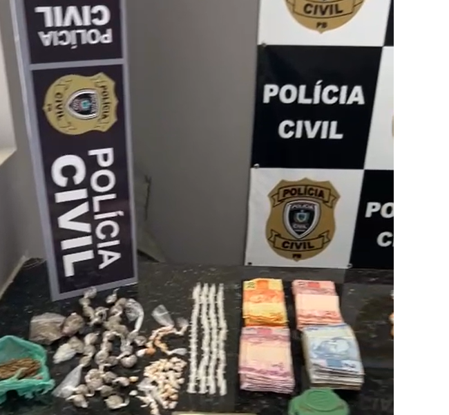 OPERAÇÃO MORRO DAS MARIAS: Polícia Civil prende dois adultos, apreende adolescente e grande quantidade de drogas em Alagoa Grande