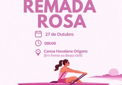 “Remada Rosa” une esporte, saúde e conscientização na luta contra o câncer de mama